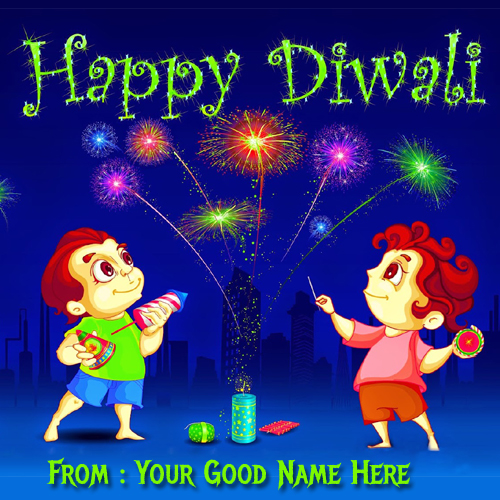 Write Name on Happy Diwali 2015 Funny Greetings Free