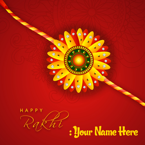Happy Raksha Bandhan Wishes Whatsapp DP Pics With Name