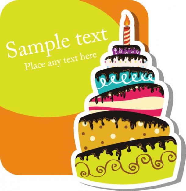 Write Name and Message on Birthday Cake Greetings