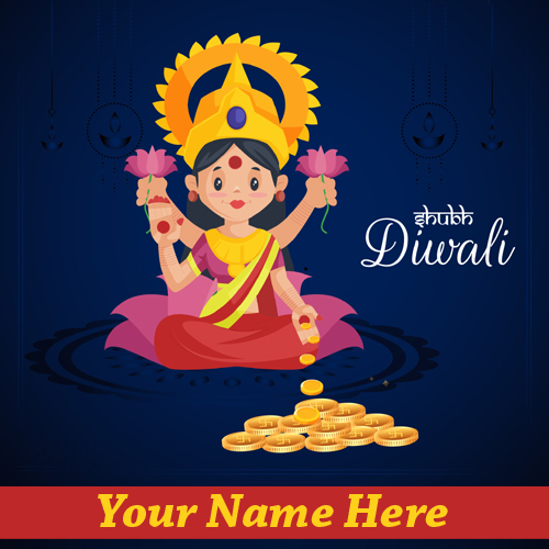 Happy Diwali 2021 Whatsapp Greeting Card With Your Name