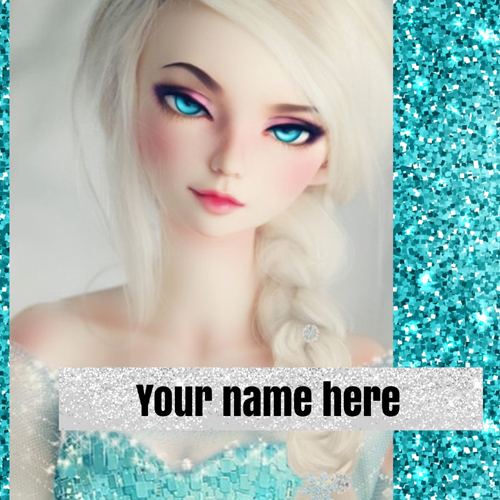 Beautiful Doll Whatsapp Profile Picture With Your Name