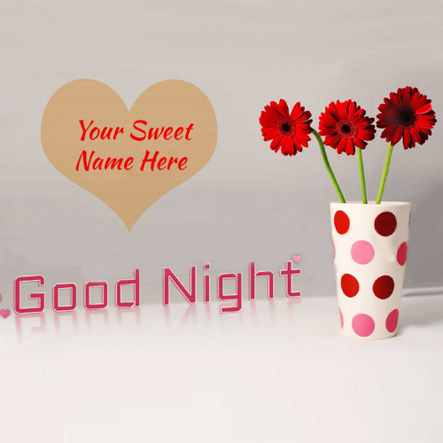 Good Night Sweet Dreams Wishes Name Pictures