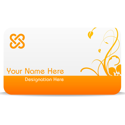Create Professional Visiting Card Picture With Name Onl
