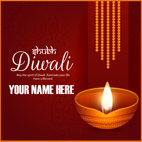 Diwali Festival Whatsapp Status Image With Company Name