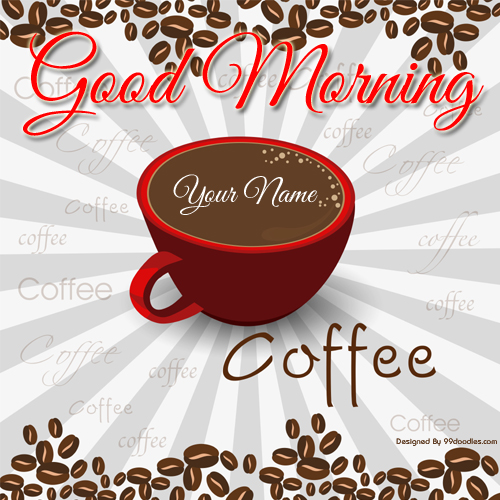 Create Good Morning Whatsapp DP With Name Online