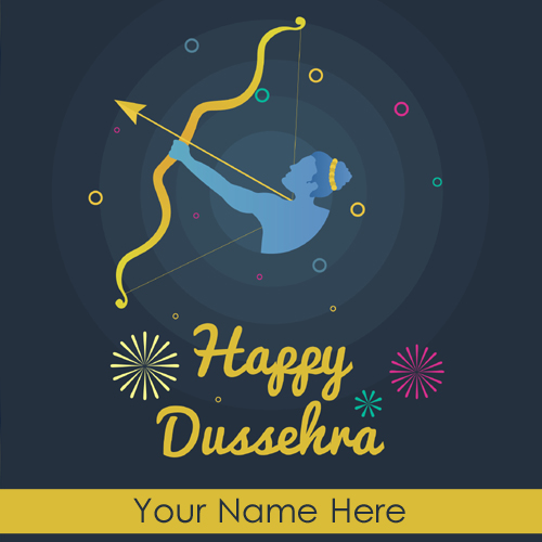 Happy Dussehra 2018 Festival Whatsapp Status With Name