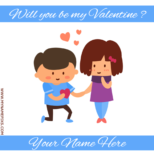 Happy Propose Day Wishes Love Couple Greeting With Name