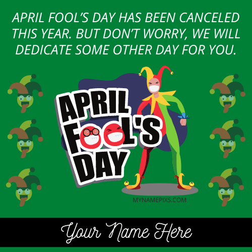 Funny April Fools Day Wishes Quote Greeting With Name