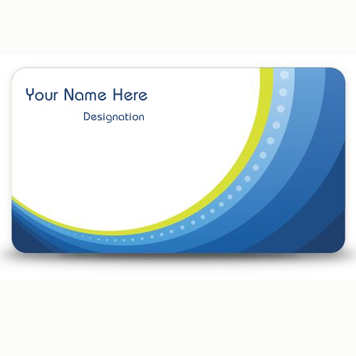 Write Your Name and Designation on Business Card Pictur
