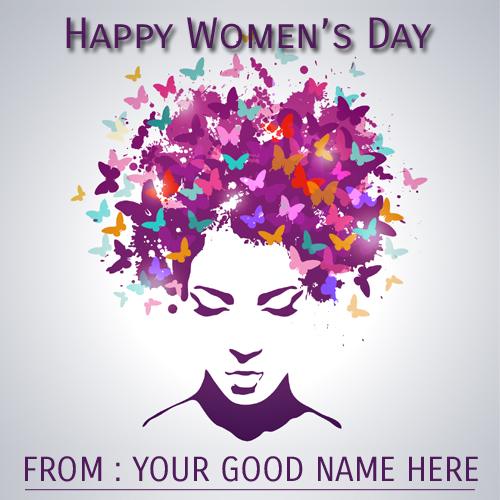 Write Name on Happy Womens Day 2015 Wishes Greetings