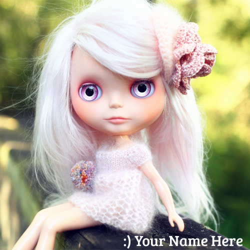 Beautiful Doll Profile Pics With Pink Eyes and Name