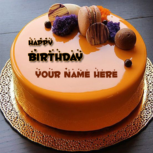 Classic Butter Cream Vanilla Sponge Cake With Your Name