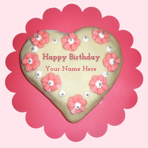 Best Wishes Birthday Cake With Your Custom Text