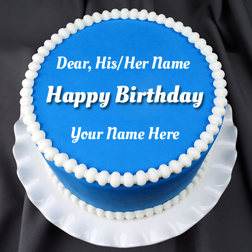 Marvellous Buttercream Happy Birthday Cake With Name