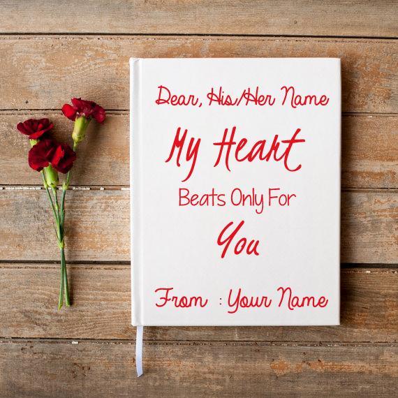 Beautiful Love Note Quotes Greeting With Your Name
