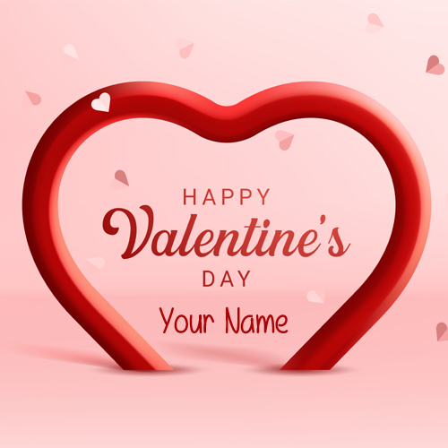 Write Name on Heart For Happy Valentines Day 2022 Pics