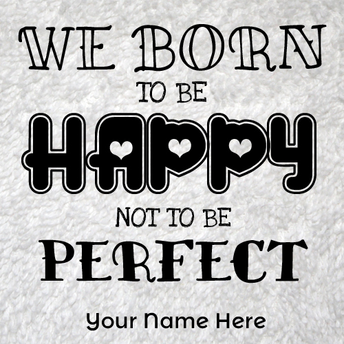 Write Name on Famous Slogan Greeting Card Picture