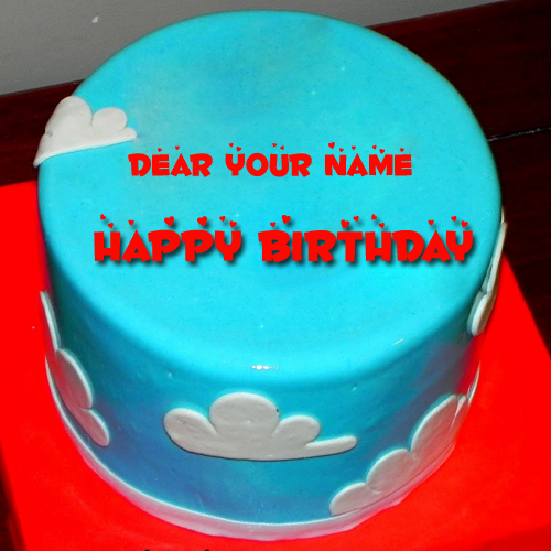 Write Name on Toy Story Clouds Birthday Cake Pics