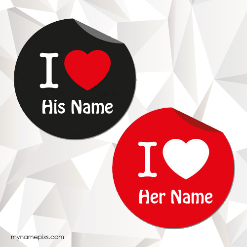 Write Name on Beautiful Love Greetings Online Free