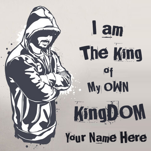 Attitude Boy Stylish Profile Picture With Custom Name