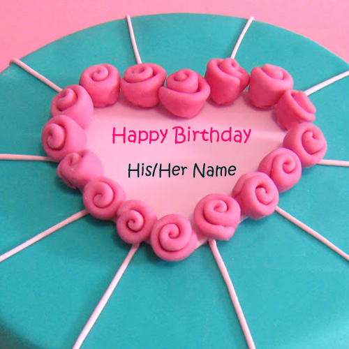 Beautiful Birthday Wishes Velvet Cake With Your Name