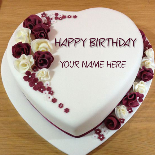 Write Name on Best Wishes Birthday Cake Online Free