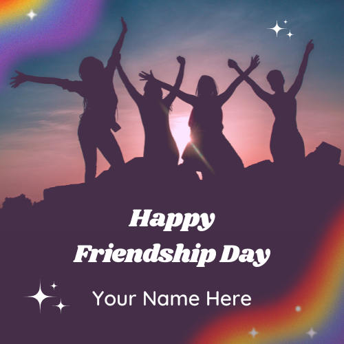 Beautiful Greeting For Friendship Day Wishes With Name