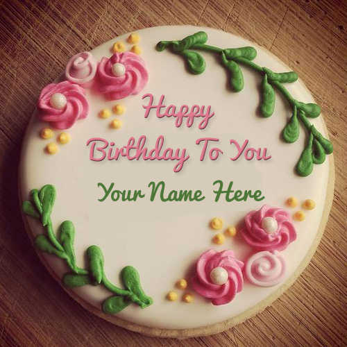Surprise Birthday Wishes Cake For Mom With Your Name