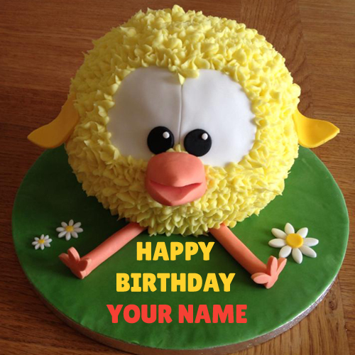 Write Name on Birthday Cake