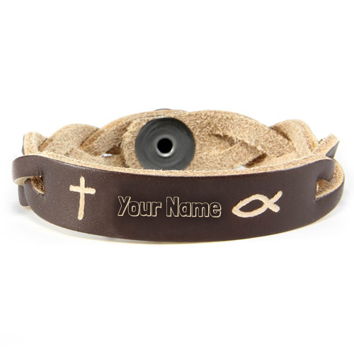 Write Your Name on Leather Friendship Belt Online Free