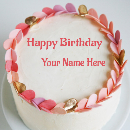 Write Your Name On Birthday Cake Wishes Pictures